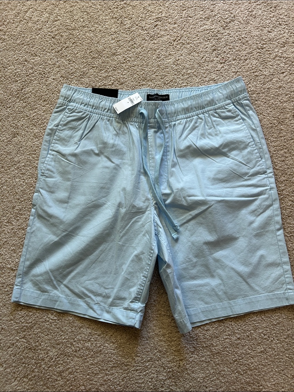 NWT Banana Republic Light Blue Deck Shorts MENS MED